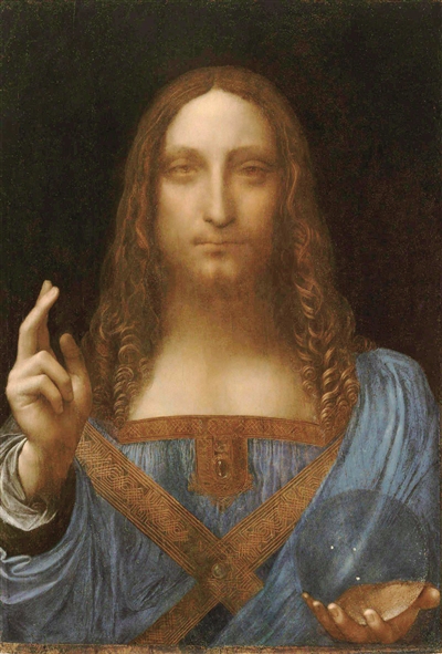 达·芬奇画作《救世主》图片